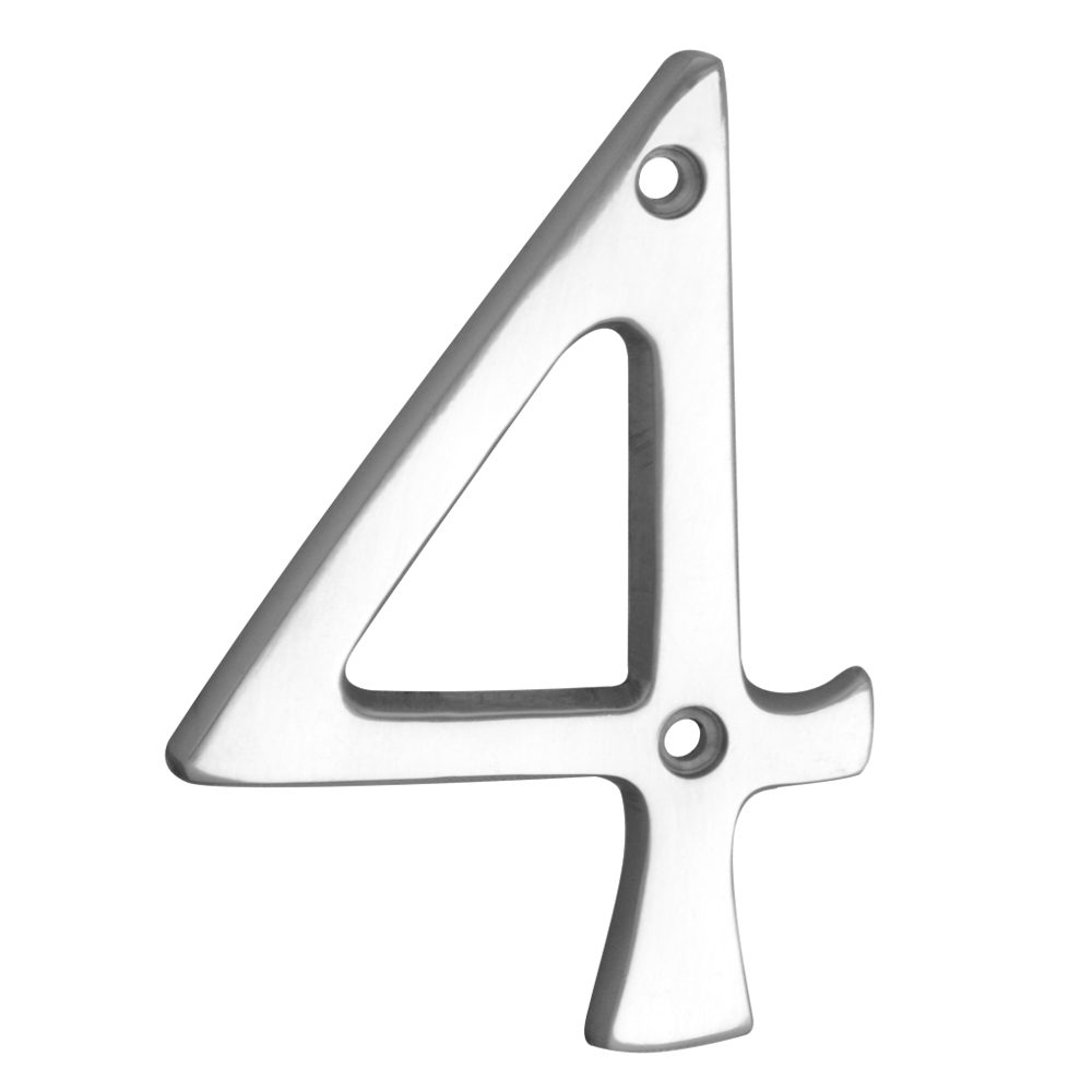 ASEC Metal Numerals - AS3564 - Chrome Plated - AS3564