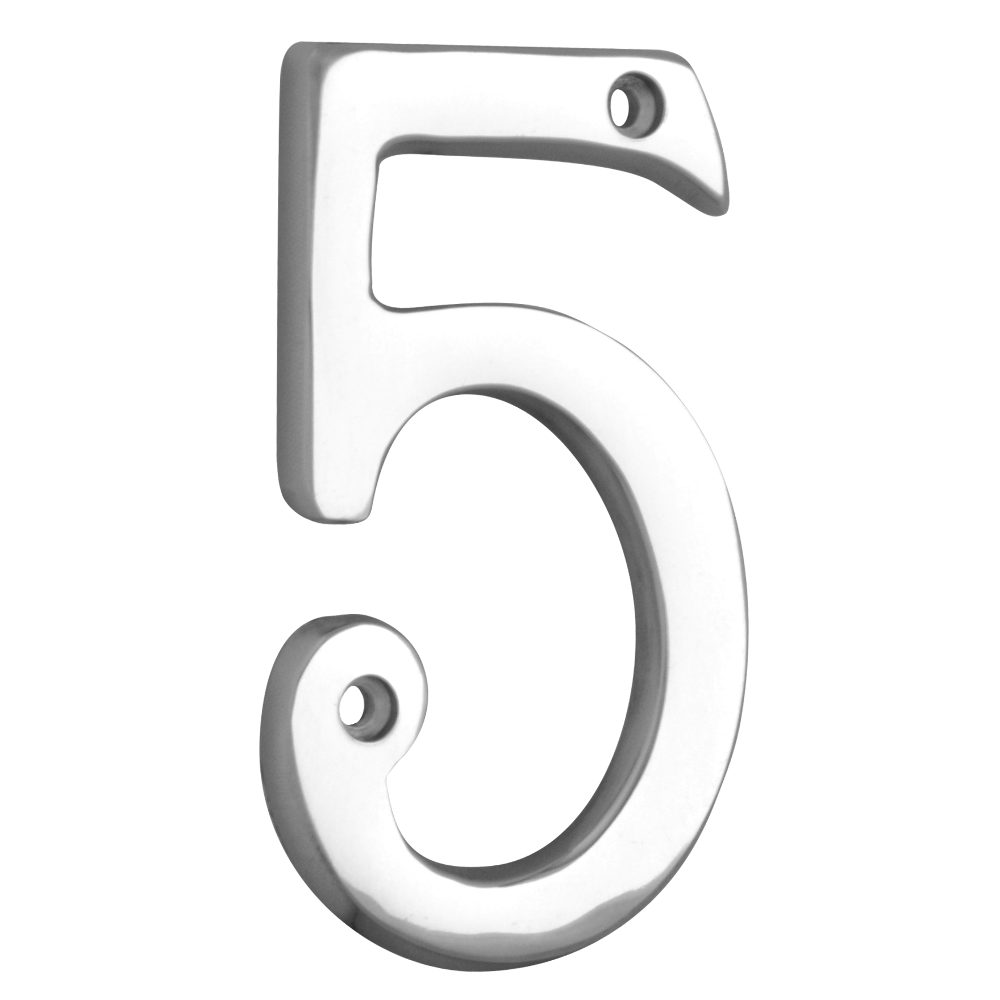 ASEC Metal Numerals - AS3565 - Chrome Plated - AS3565