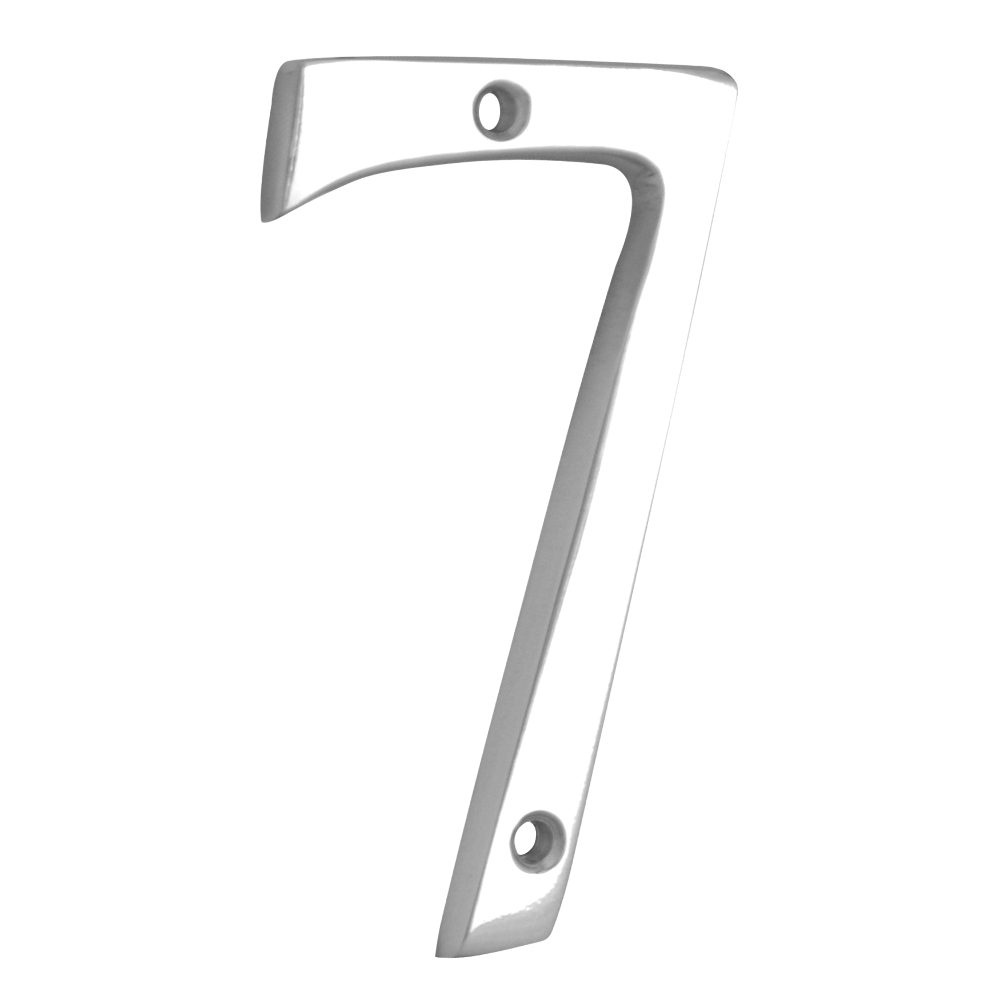 ASEC Metal Numerals - AS3567 - Chrome Plated - AS3567