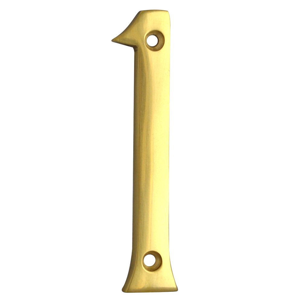 ASEC Metal Numerals - AS3511 - Polished Brass - AS3511