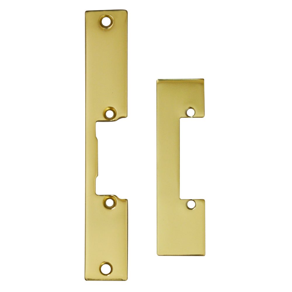ASEC Mortice Release Faceplate - AS9509 - Polished Brass - AS9509