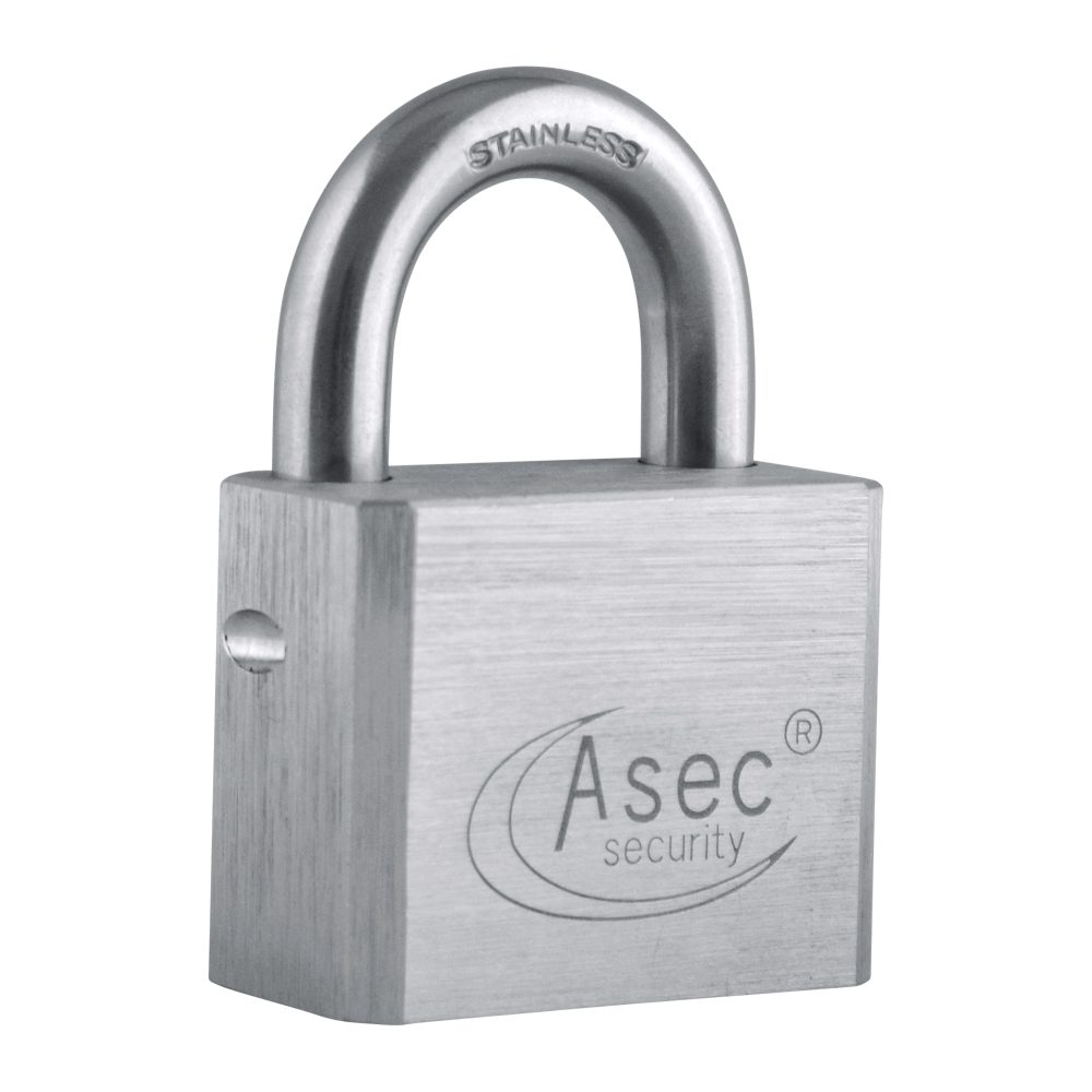 ASEC Open Shackle Padlock with Removable Cylinder