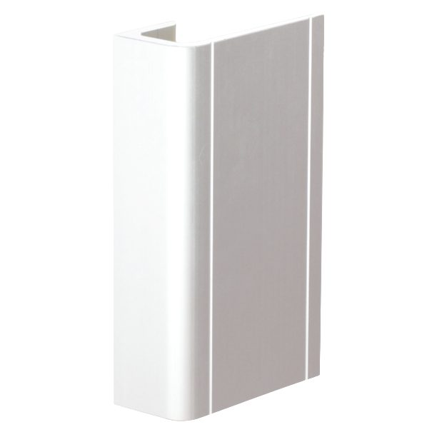ASEC Pair Of Aluminium Push Pad Handles - AS11649 - White - AS11649