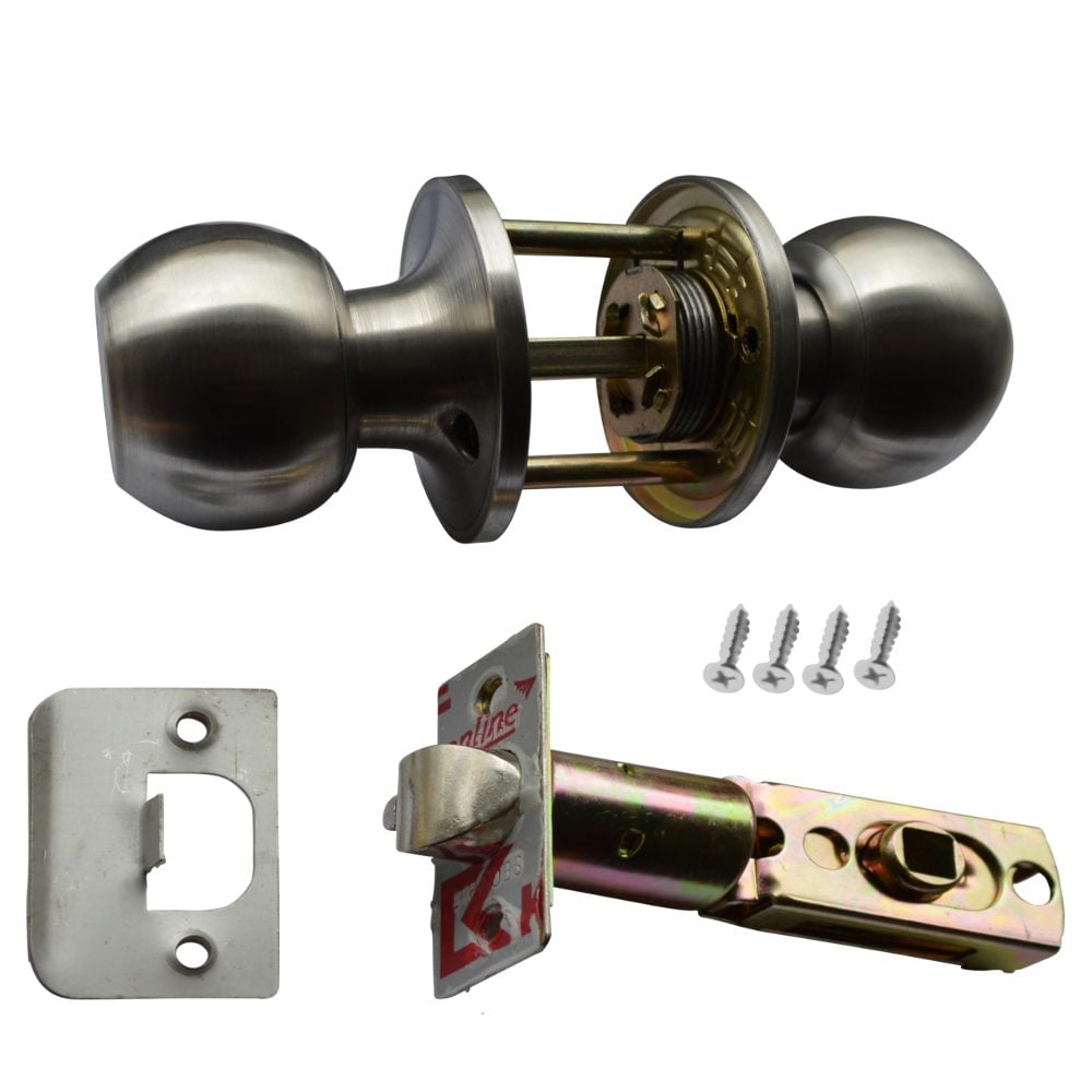ASEC Passage Knobset - AS11442 - Stainless Steel - AS11442
