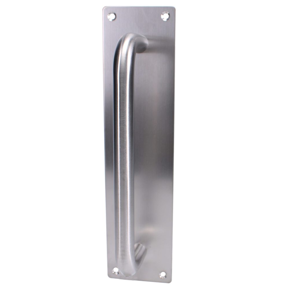 ASEC Plate Mounted 75mm Stainless Steel Pull Handle