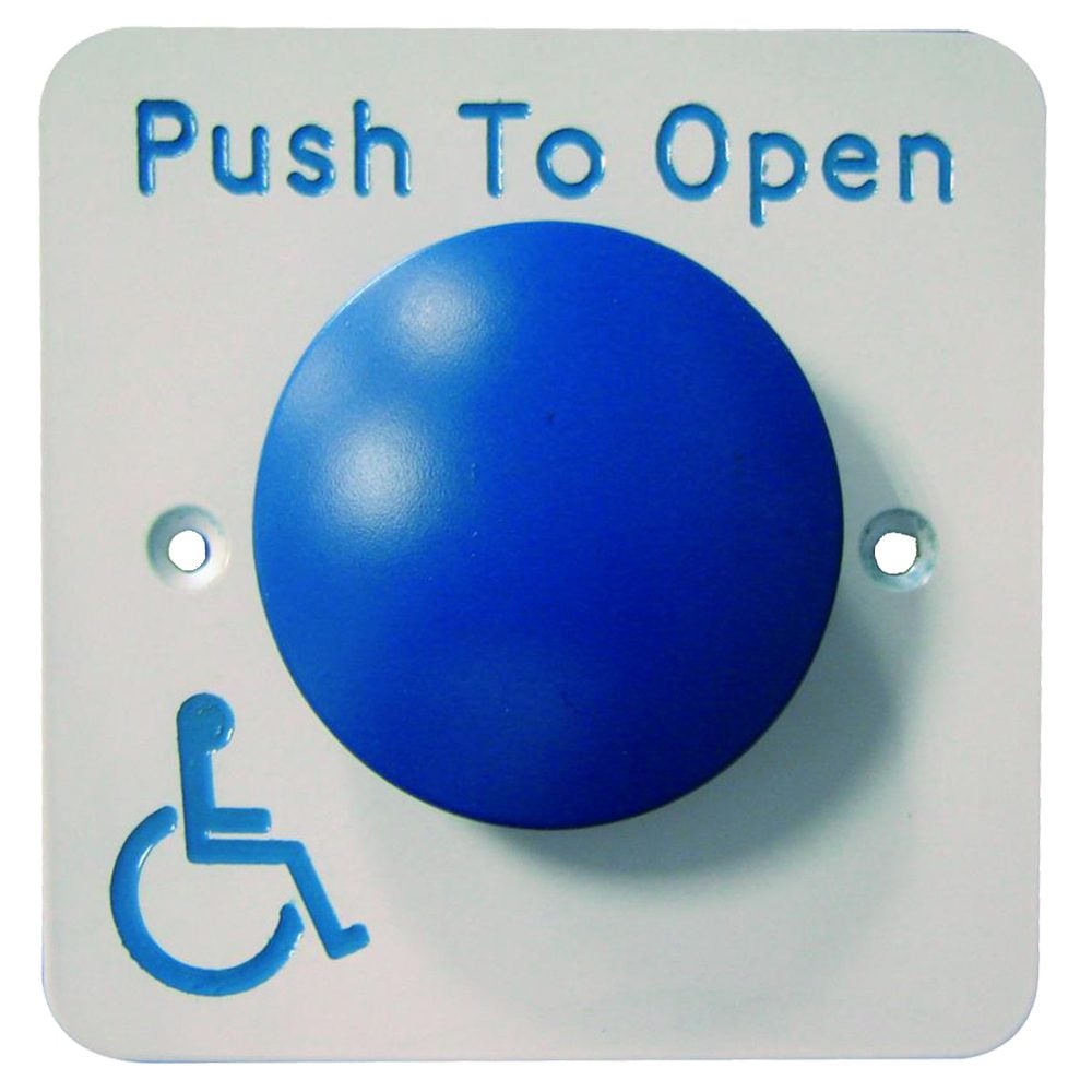 ASEC Push To Open Blue Dome DDA Exit Button