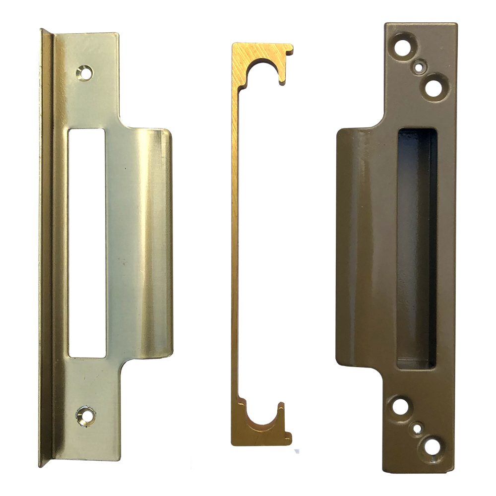 ASEC Rebate To Suit Asec 50mm 5 Lever Deadlock - AS12203 - Polished Brass - AS12203