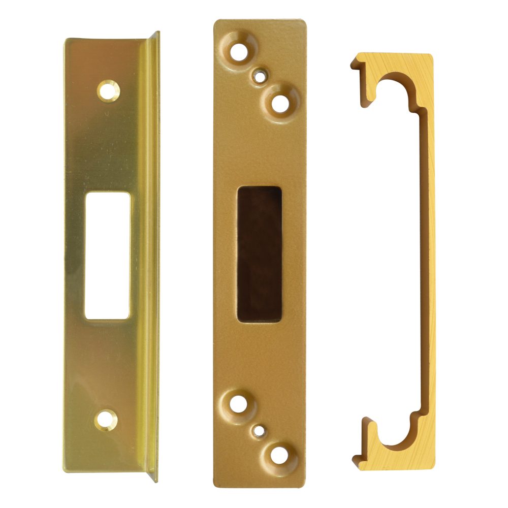 ASEC Rebate To Suit Asec Deadlocks - AS1077 - Polished Brass - AS1077