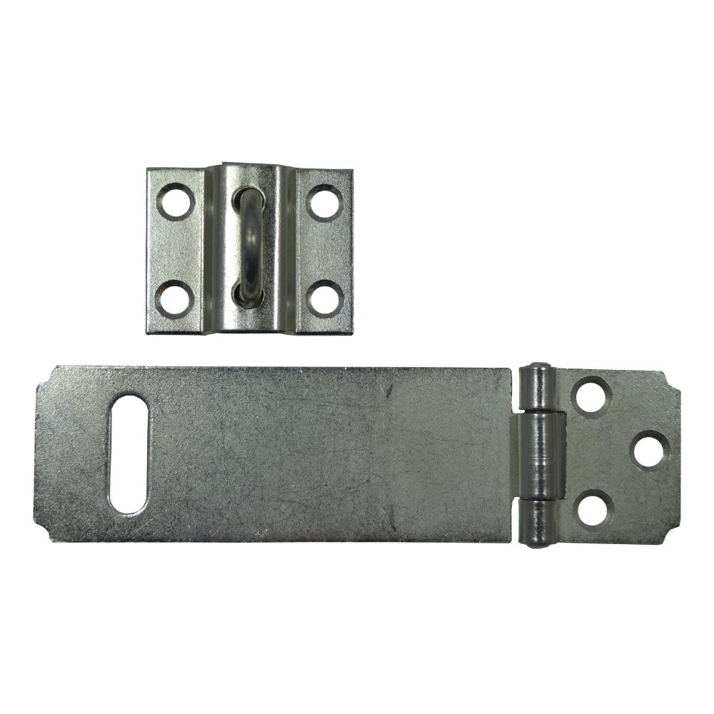 ASEC Safety Hasp &amp; Staple - AS10259 - Galvanised - AS10259