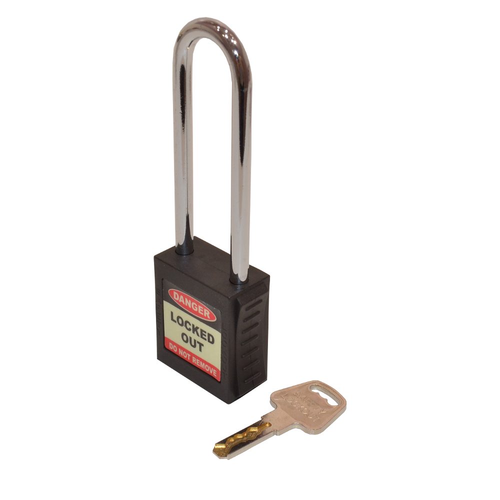 ASEC Safety Lockout Tagout Padlock Long Shackle