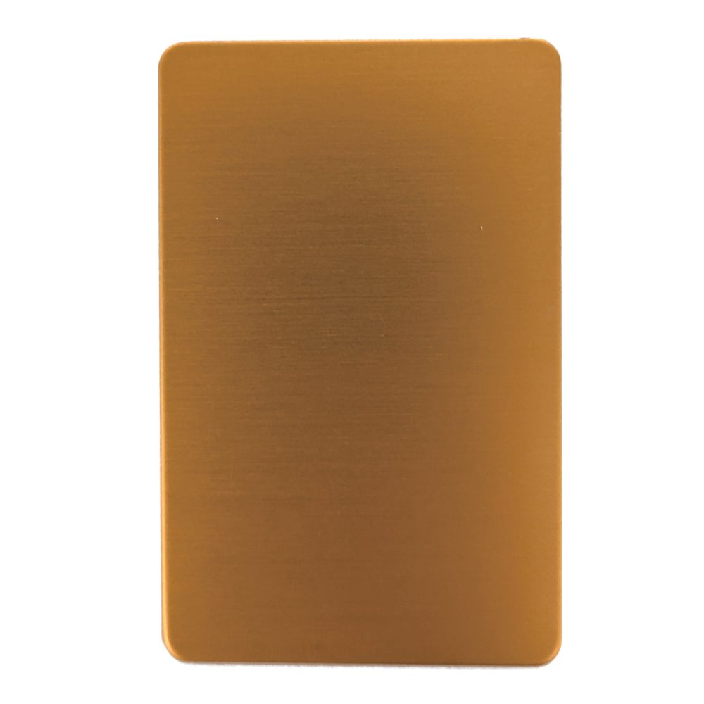 ASEC Self Adhesive 45mm x 70mm Blank Escutcheon - AS10560 - Rose Gold - AS10560