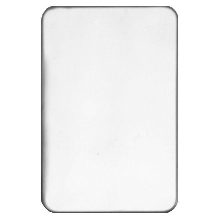 ASEC Self Adhesive 45mm x 70mm Blank Escutcheon