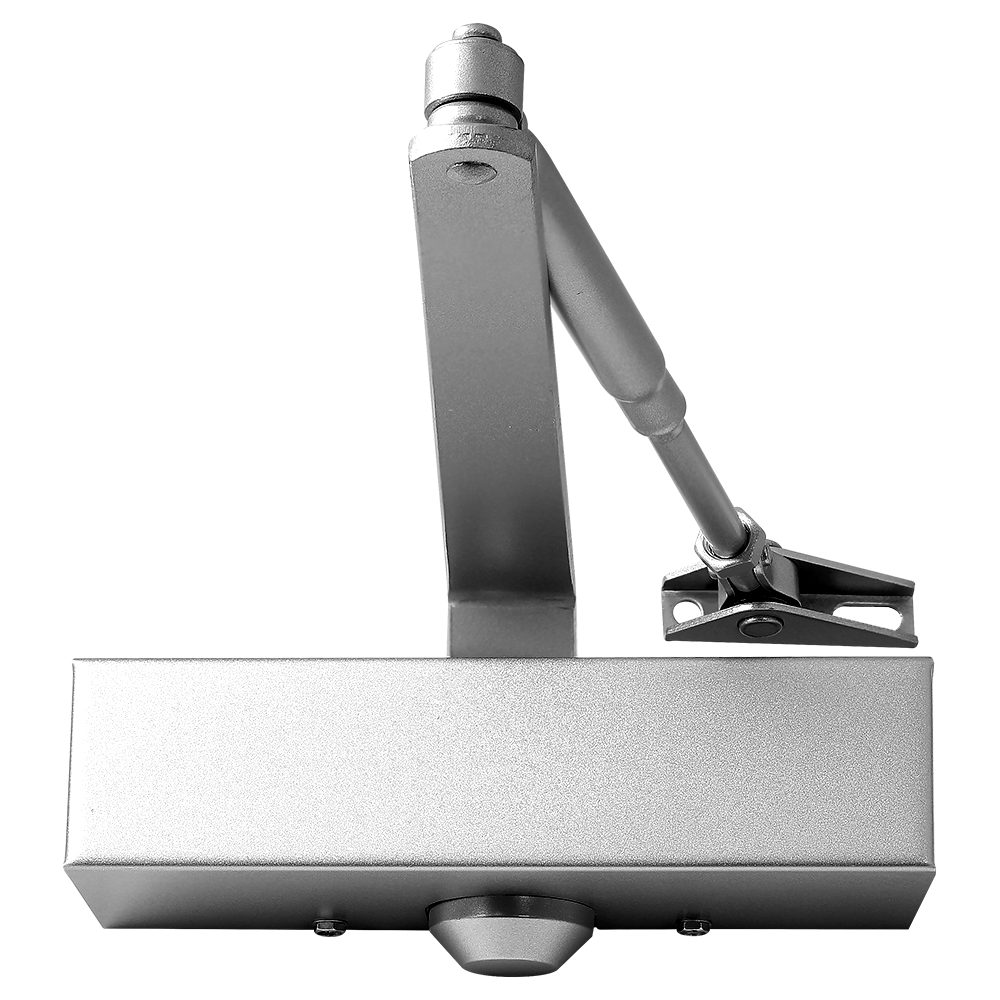 ASEC Size 3 Contract Door Closer with Cover - AS11413 - Satin Stainless Steel - AS11413