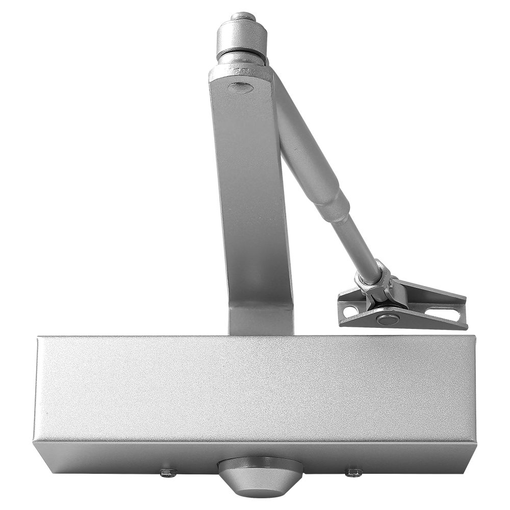 ASEC Size 3 Contract Door Closer with Cover - AS11412 - Silver - AS11412