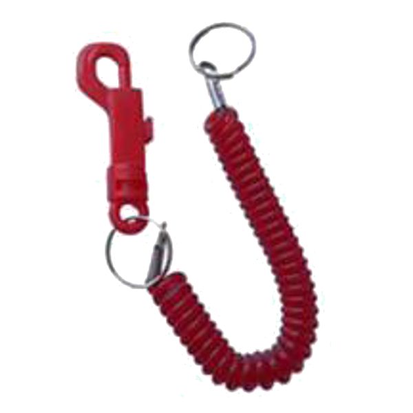 ASEC Spiral Key Ring - AS1234 - Dark Colours - AS1234