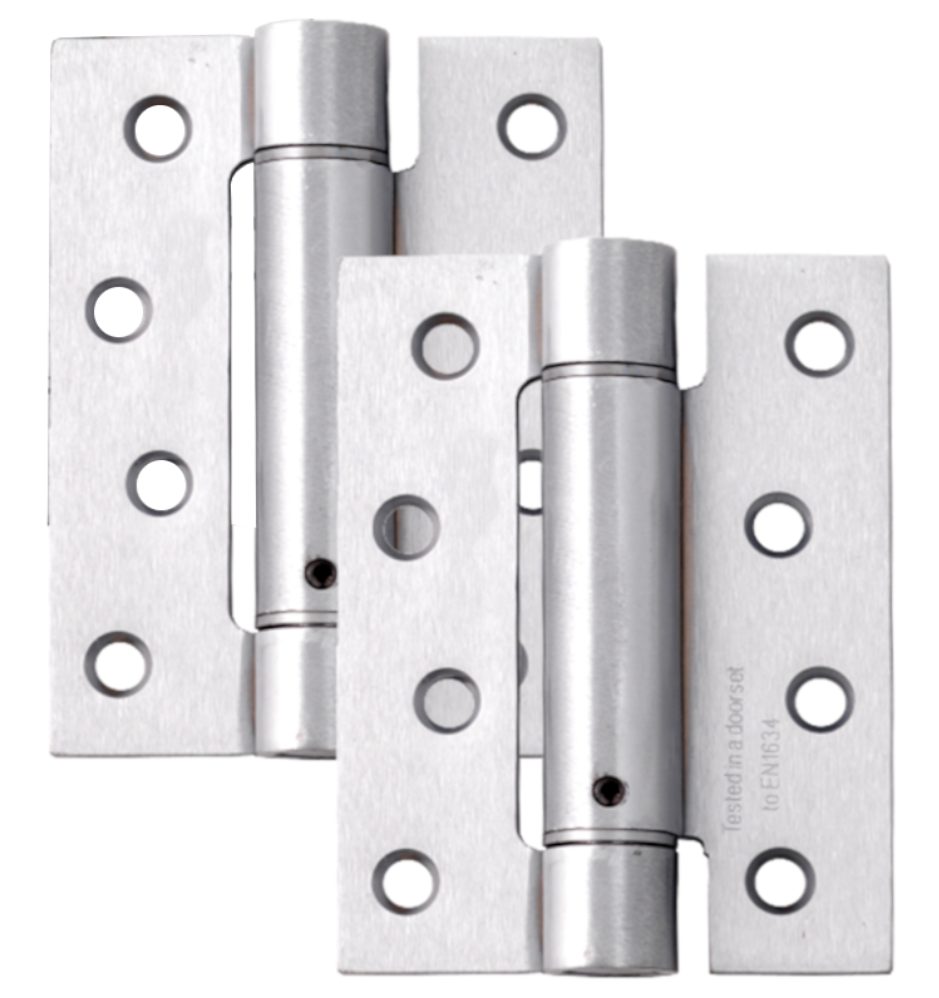 ASEC Spring Hinge - Pair - AS10853 - Satin Chrome - IHHSP100CP