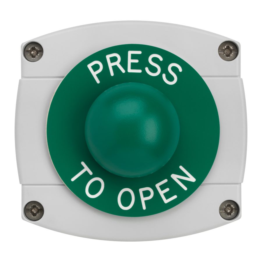 ASEC Surface Mounted Dome Button - AS10693 - Grey - AS10693