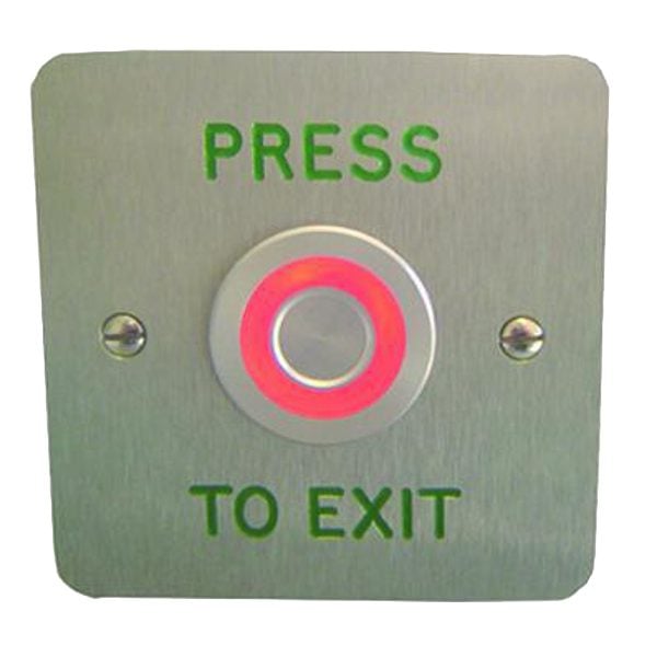 ASEC Touch Sensitive Illuminated Red/Green Halo Exit Button