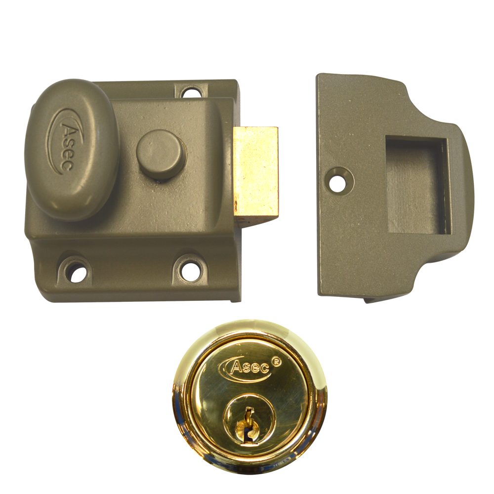 ASEC Traditional Non-Deadlocking Nightlatch