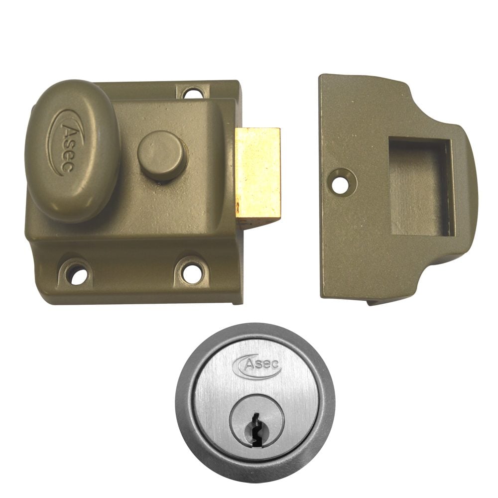 ASEC Traditional Non-Deadlocking Nightlatch
