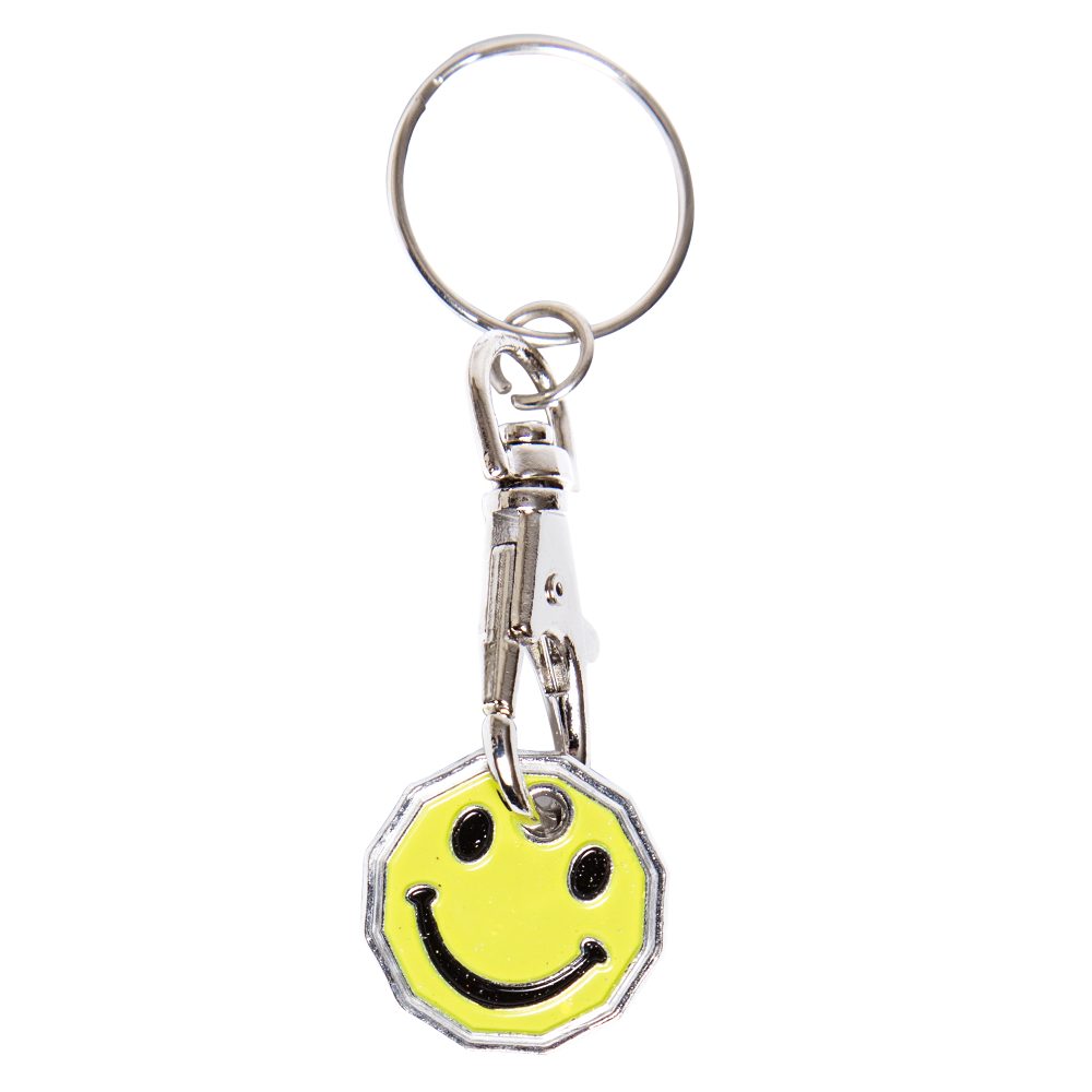 ASEC Trolley Token Key Ring - AS1406 - Smiley Face - AS617