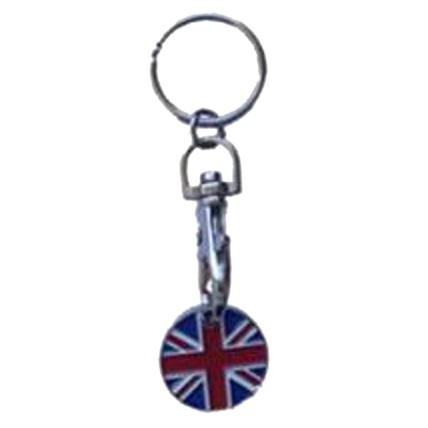 ASEC Trolley Token Key Ring - AS1407 - Union Jack - AS1407