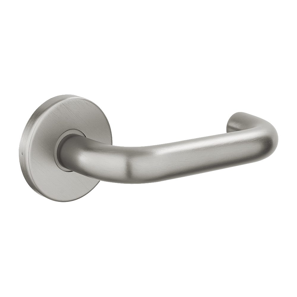 ASEC URBAN Portland P5 Return Bar Lever on Round Rose Door Furniture
