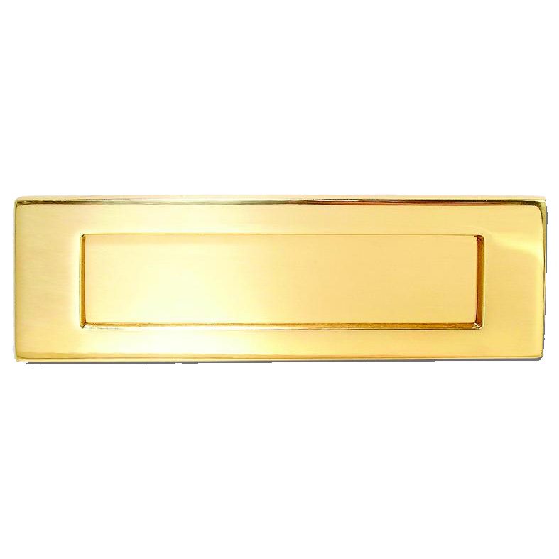 ASEC Victorian Letter Plate - AS3506 - Polished Brass - AS3506