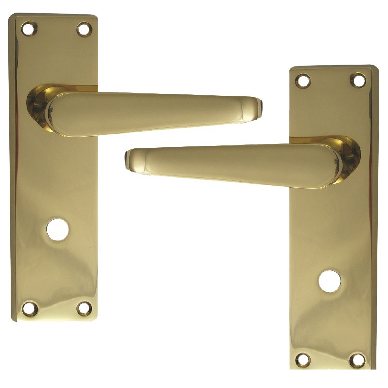 ASEC Victorian Plate Mounted Bathroom Lever Furniture