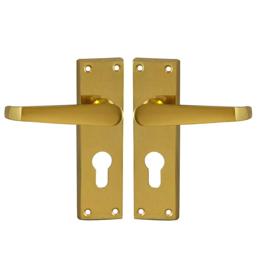 ASEC Victorian Plate Mounted Lever Furniture