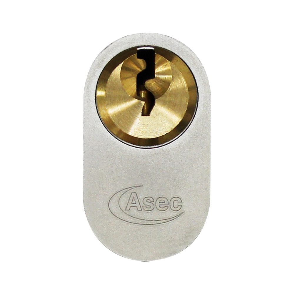 ASEC Vital 6 Pin Oval Key &amp; Turn Cylinder