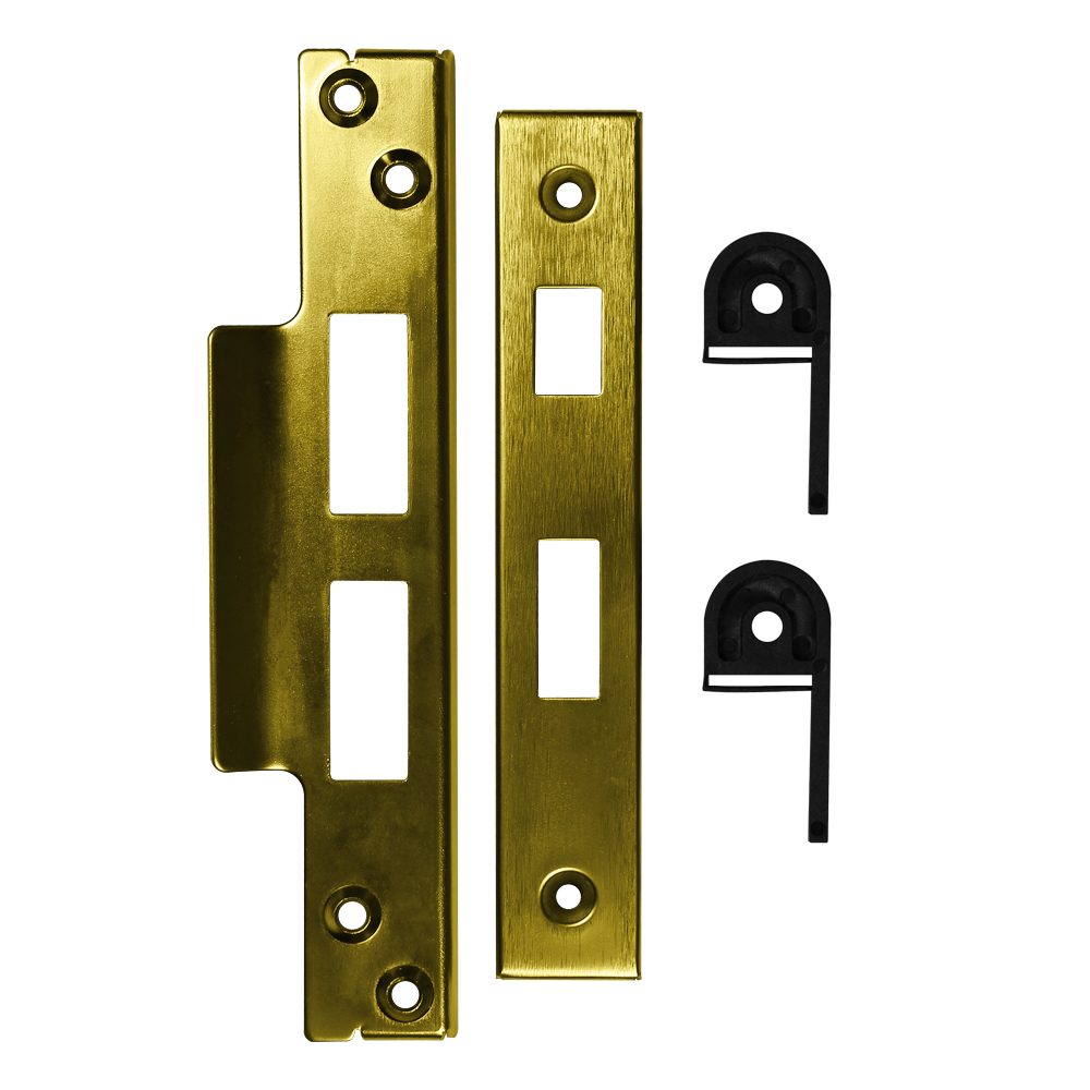 ASEC Vital BS 5 Lever Sashlock Rebate Kit 13mm - VT10057 - Polished Brass - VT10057
