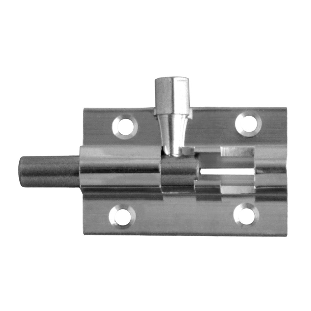 ASEC VITAL Chrome 25mm Wide Straight Barrel Bolt