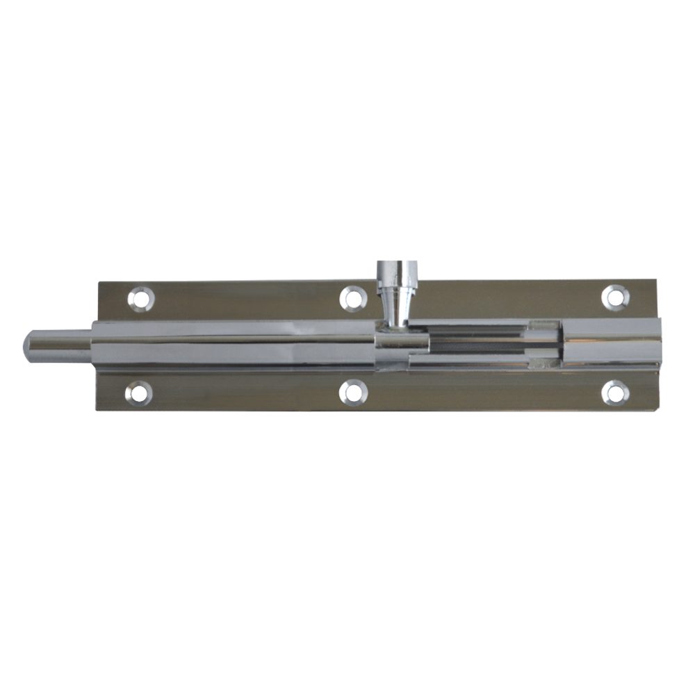 ASEC VITAL Chrome 25mm Wide Straight Barrel Bolt - VT10235 - Chrome Plated - VT10235