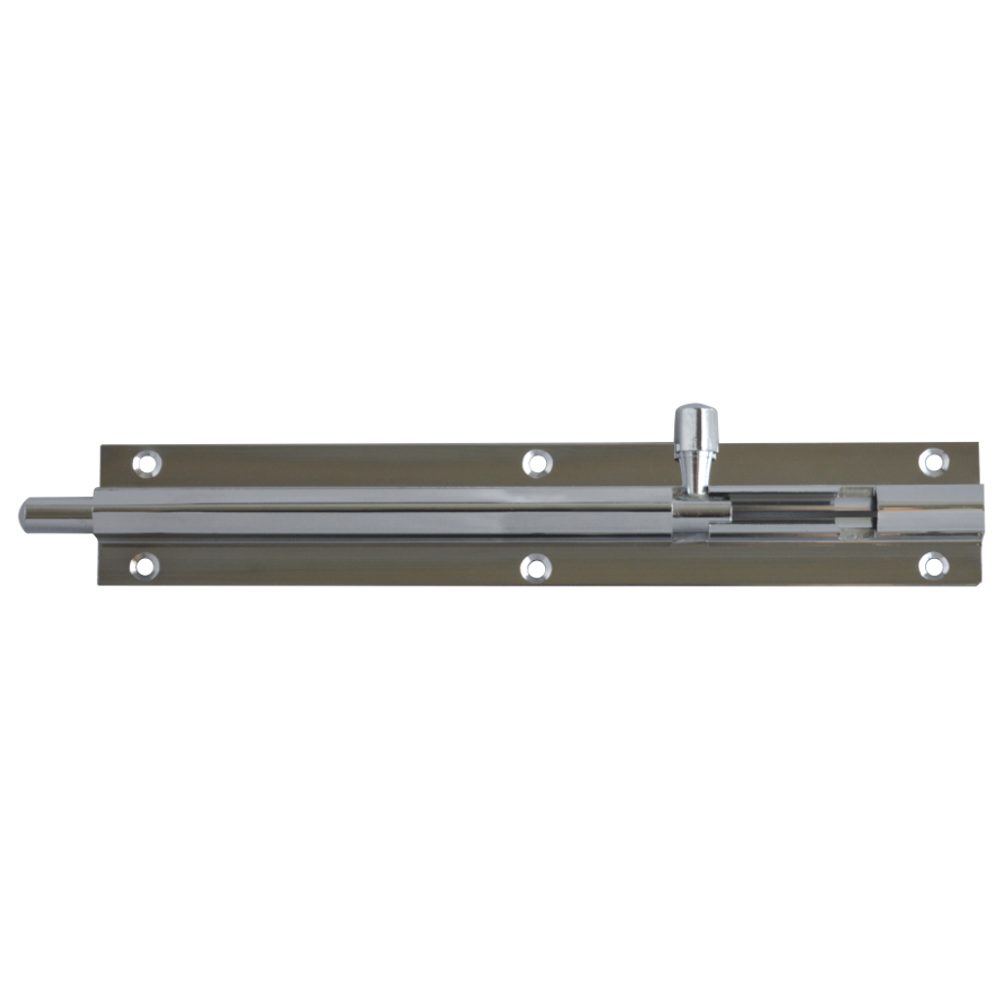 ASEC VITAL Chrome 25mm Wide Straight Barrel Bolt - VT10236 - Chrome Plated - VT10236