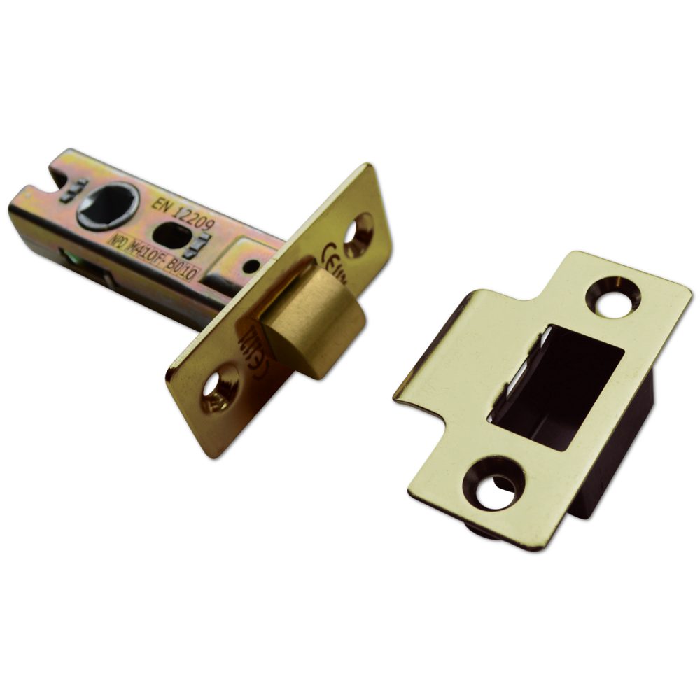 ASEC Vital Tubular Latch - VT10070 - Polished Brass - VT10070