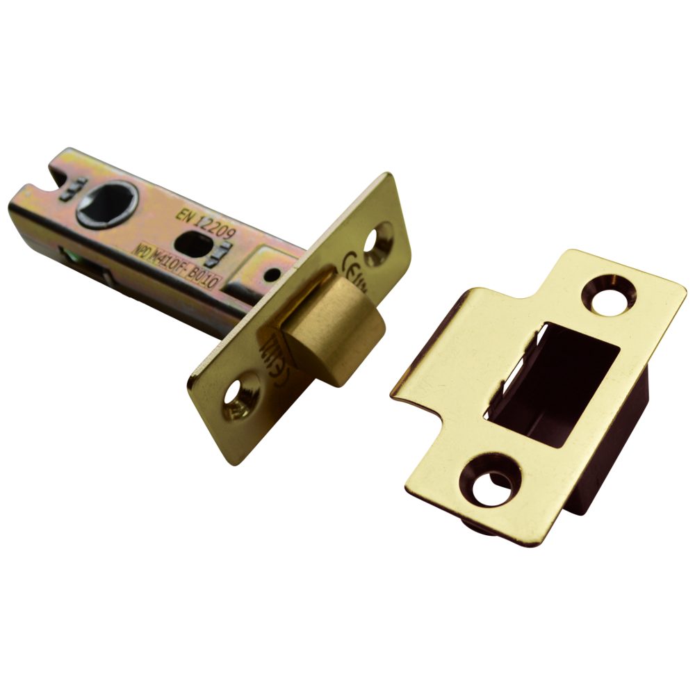 ASEC Vital Tubular Latch - VT10071 - Polished Brass - VT10071