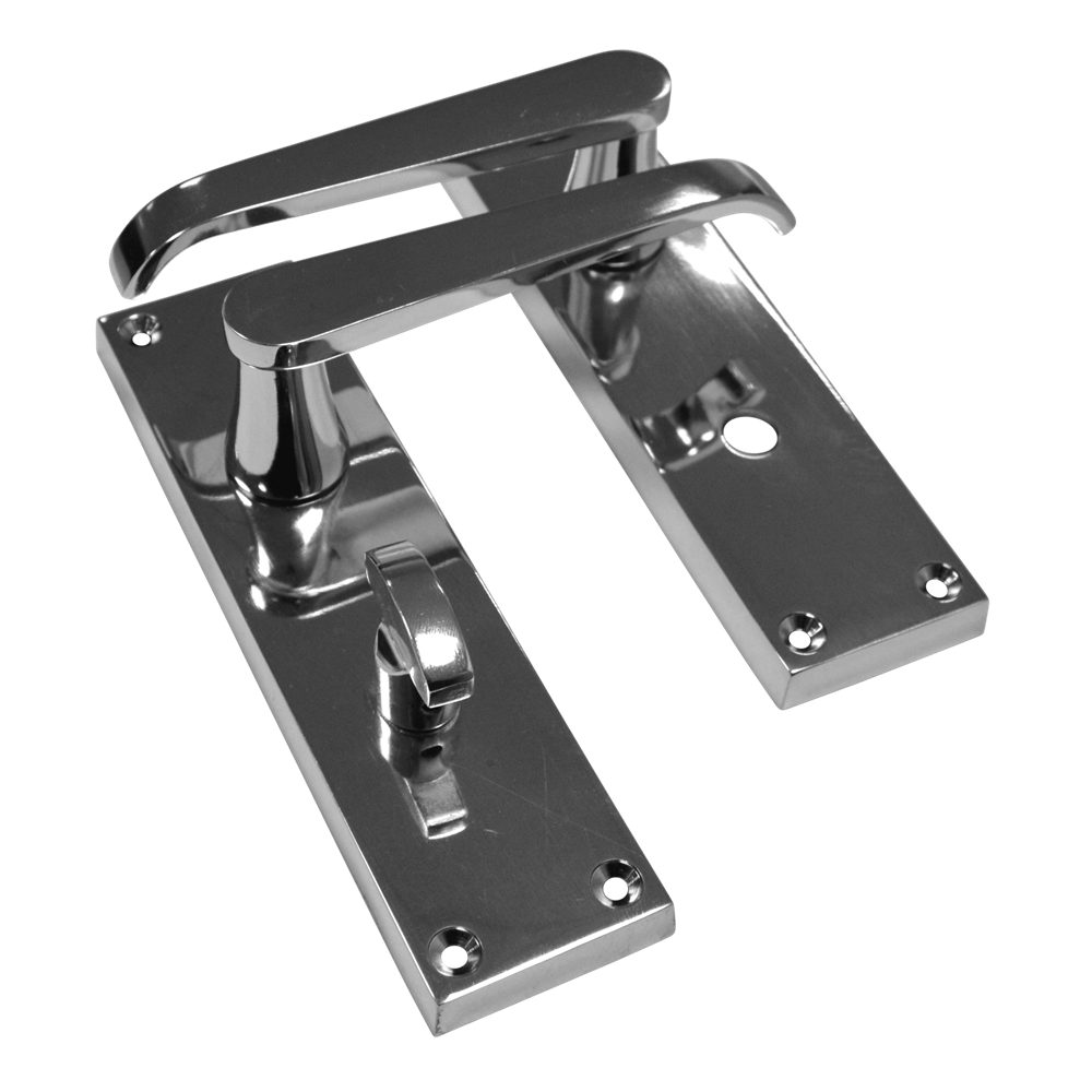 ASEC Vital Victorian Plate Mounted Straight Lever Furniture - VT10088 - Chrome Plated - VT10088