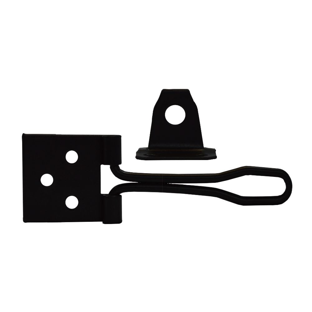 ASEC Wire Hasp &amp; Staple - AS10256 - Black - AS10256