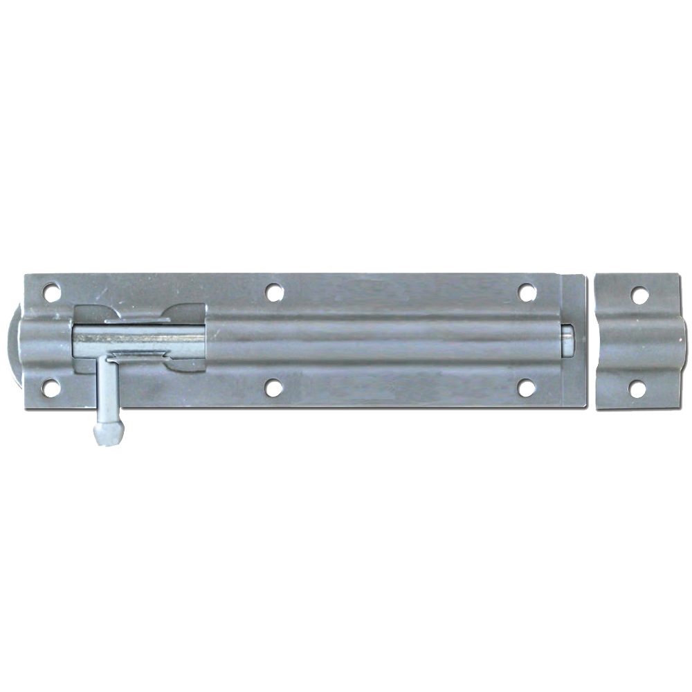 ASEC Zinc Plated Straight Tower Bolt - AS3222 - Galvanised - AS3222