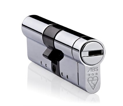 Avocet ABS Anti Snap BS TS007 3 Star Euro Cylinder - DC3A5535PC - INT 55/35 Ext Chrome - Polished Chrome - DC3AB5535PC