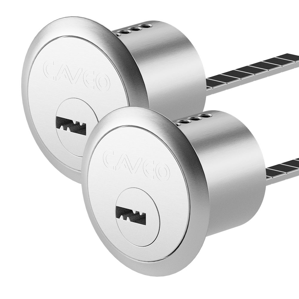 CAVEO Dimple Rim Cylinder Keyed Alike Pair