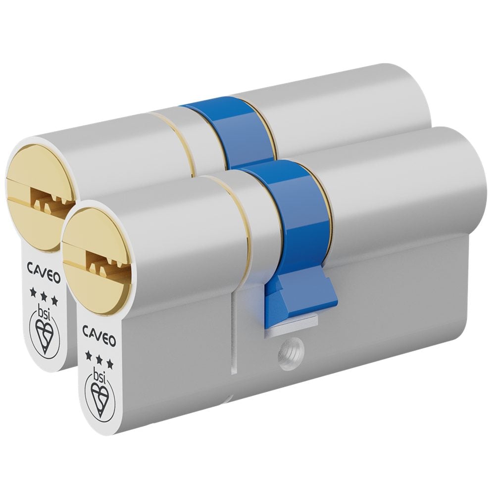CAVEO TS007 3* Double Euro Dimple Cylinder Keyed Alike Pair