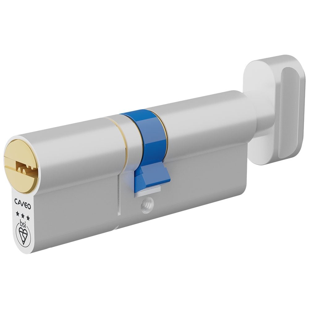 CAVEO TS007 3* Key &amp; Turn Euro Dimple Cylinder