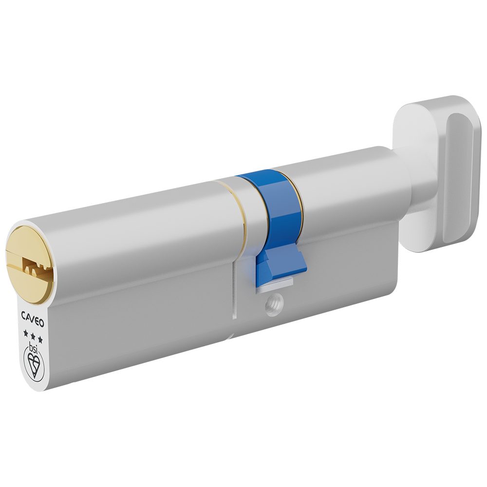 CAVEO TS007 3* Key &amp; Turn Euro Dimple Cylinder