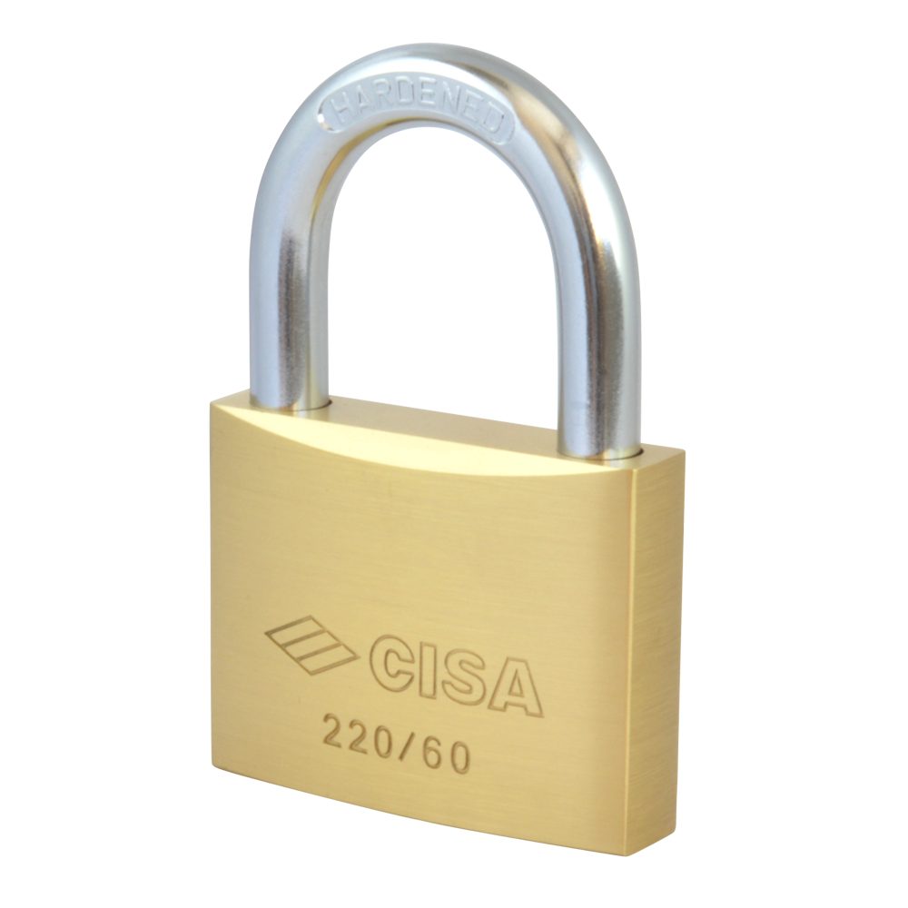 CISA 22010 KD Open Shackle Brass Padlock