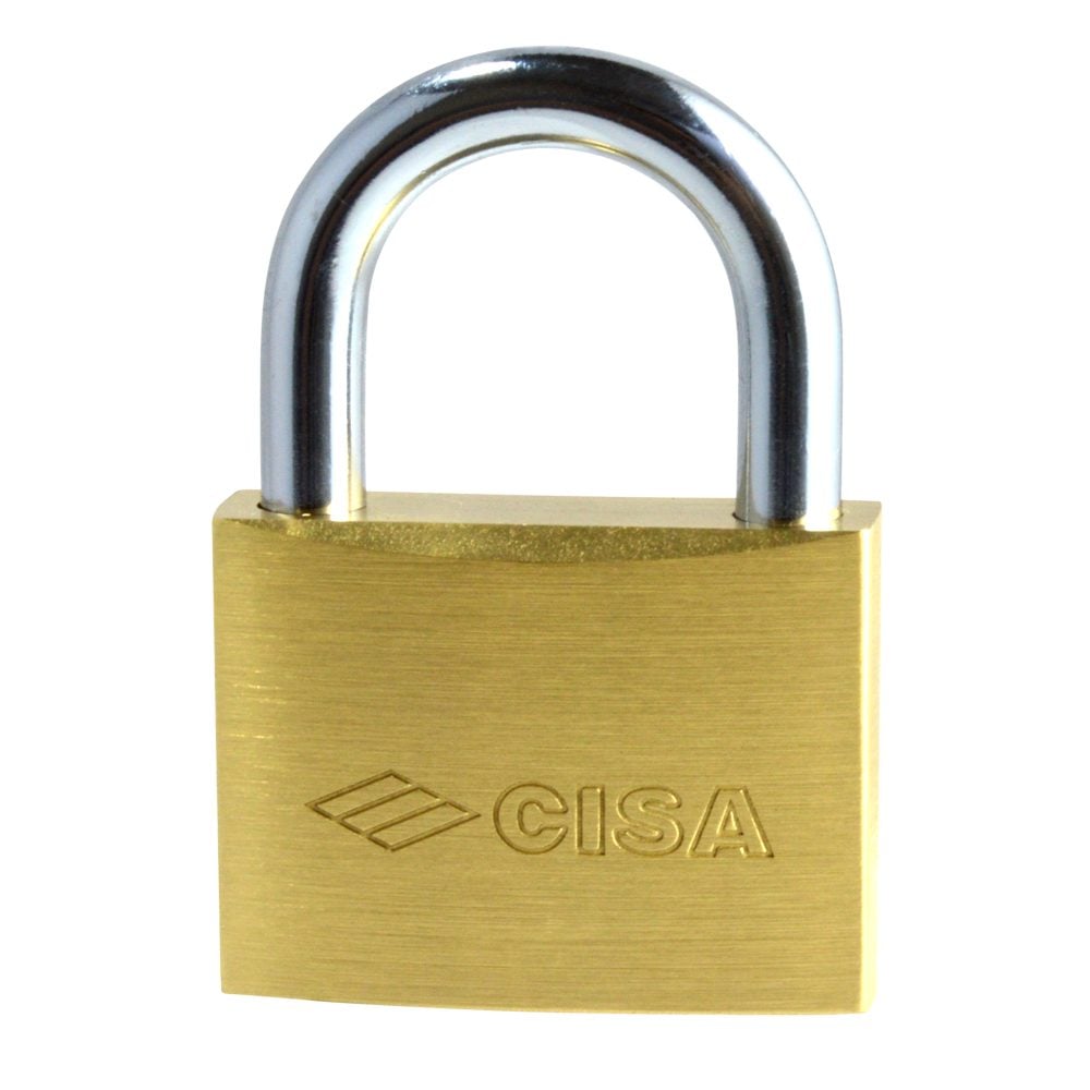 CISA 22010 MK Open Shackle Brass Padlock