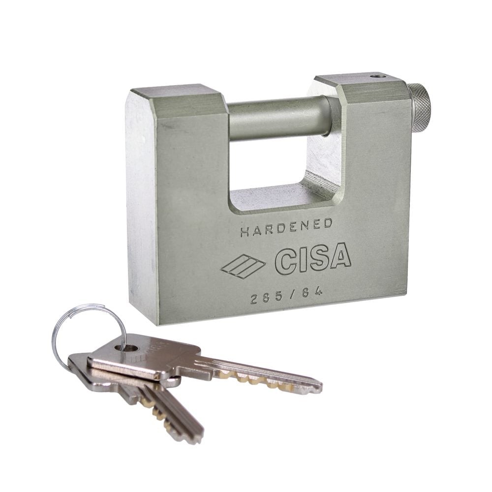 CISA 28550 LIM Steel Sliding Shackle Padlock
