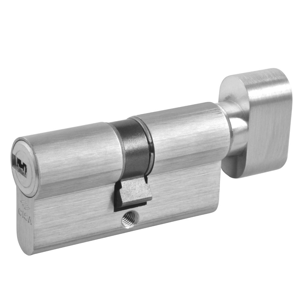 CISA Astral Euro Key &amp; Turn Cylinder - L16036 - 30/T30 - Nickel Plated - OA312