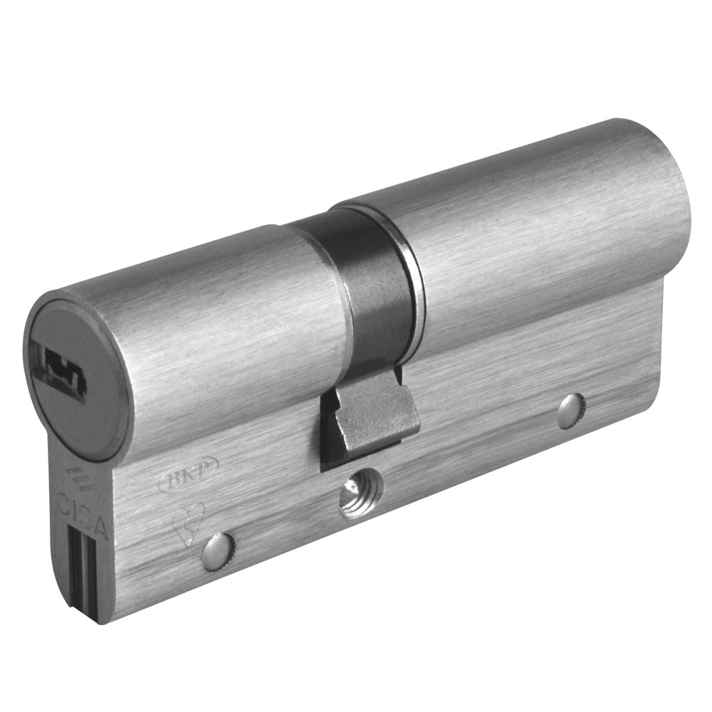 CISA Astral S Euro Double Cylinder - L16054 - 30/50 - Nickel Plated - OA3S1